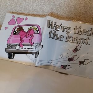 Just married magnetic sign